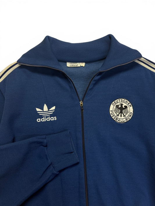 Rare! 70s Adidas Sportjacke DFB Made In Yugoslavia By Pletenina Blau