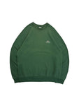 Vintage Fruit Of The Loom Sweater 90s Blank Made In Ireland Grün L