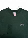 Vintage Fruit Of The Loom Sweater 90s Blank Made In Ireland Grün L