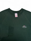 Vintage Fruit Of The Loom Sweater 90s Blank Made In Ireland Grün L
