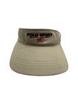 Vintage Ralph Lauren Cap/Steckschirm Polo Sport Tennis Beige/Braun One Size