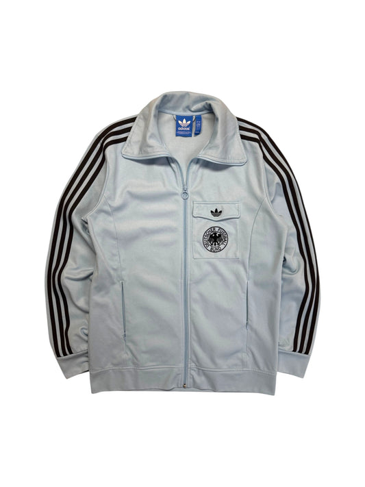 2014 Adidas Retro Sportjacke West Germany 1974 World Cup Hellblau