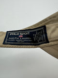 Vintage Ralph Lauren Cap/Steckschirm Polo Sport Tennis Beige/Braun One Size