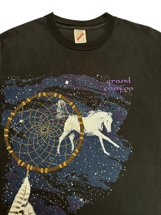 90s Jerzees Souvenir Shirt "Grand Canyon" Made In USA Schwarz L