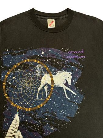 90s Jerzees Souvenir Shirt "Grand Canyon" Made In USA Schwarz L