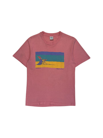 90s Cuffy's Souvenir Shirt "Cape Cod - Solitude" Made In USA, Single Stitch Altrosa M