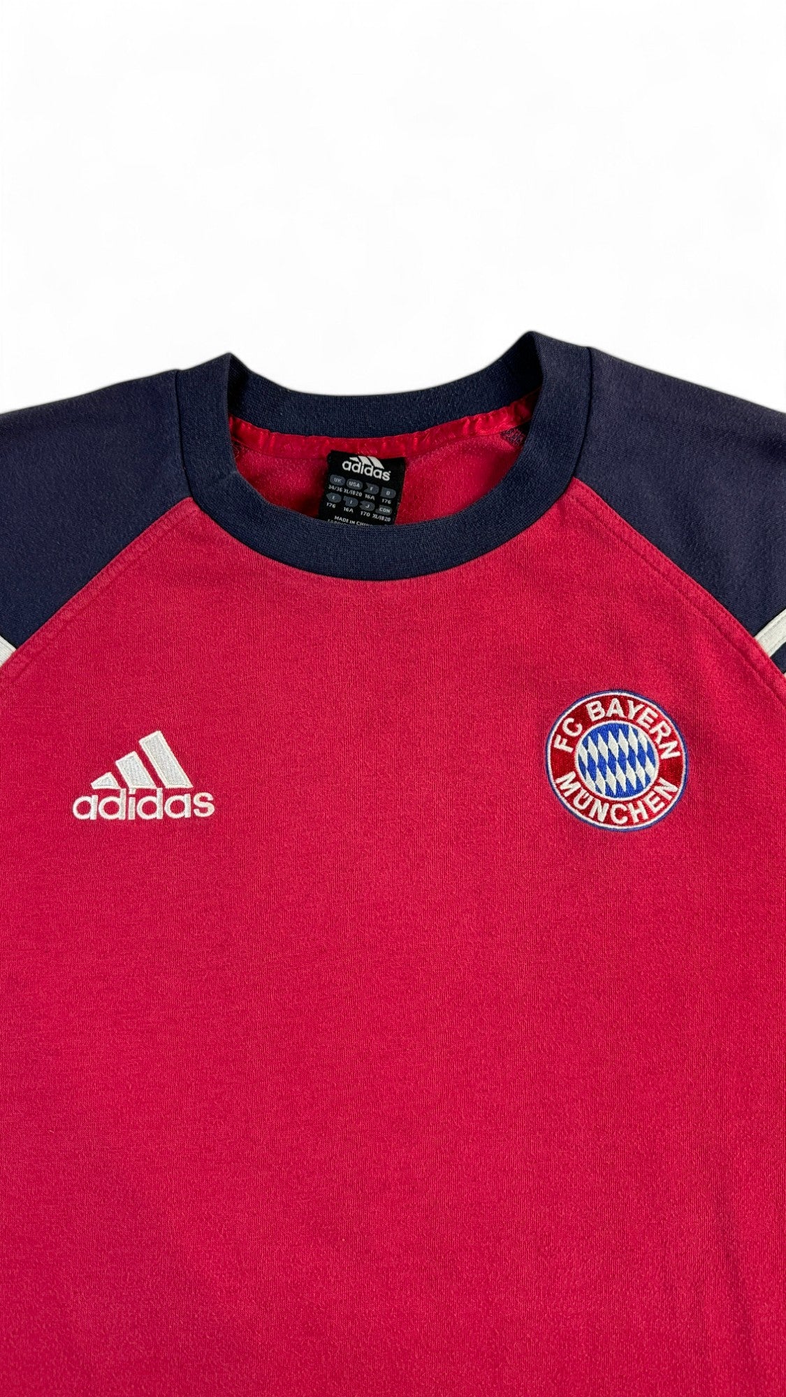 Adidas Shirt 2003/04 FC Bayern München Rot Dunkelblau (176) S-M - RareRags