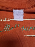 80s Souvenir Shirt "Australia Melbourne" Bestickt Rostrot M-L