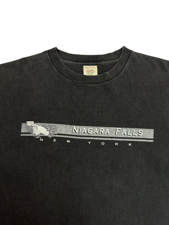 90s Prairie Mountain Souvenir Shirt "Niagara Falls - New York" Made In USA Single Stitch Schwarz XXL