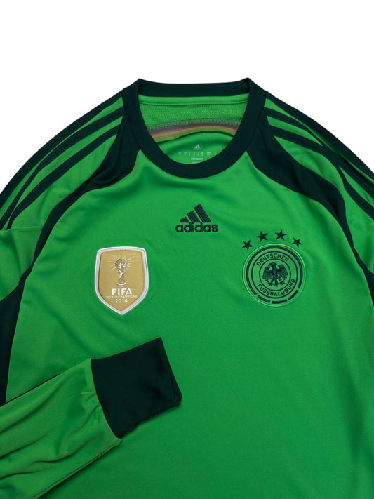 2014 Adidas Langarm Trikot DFB Grün