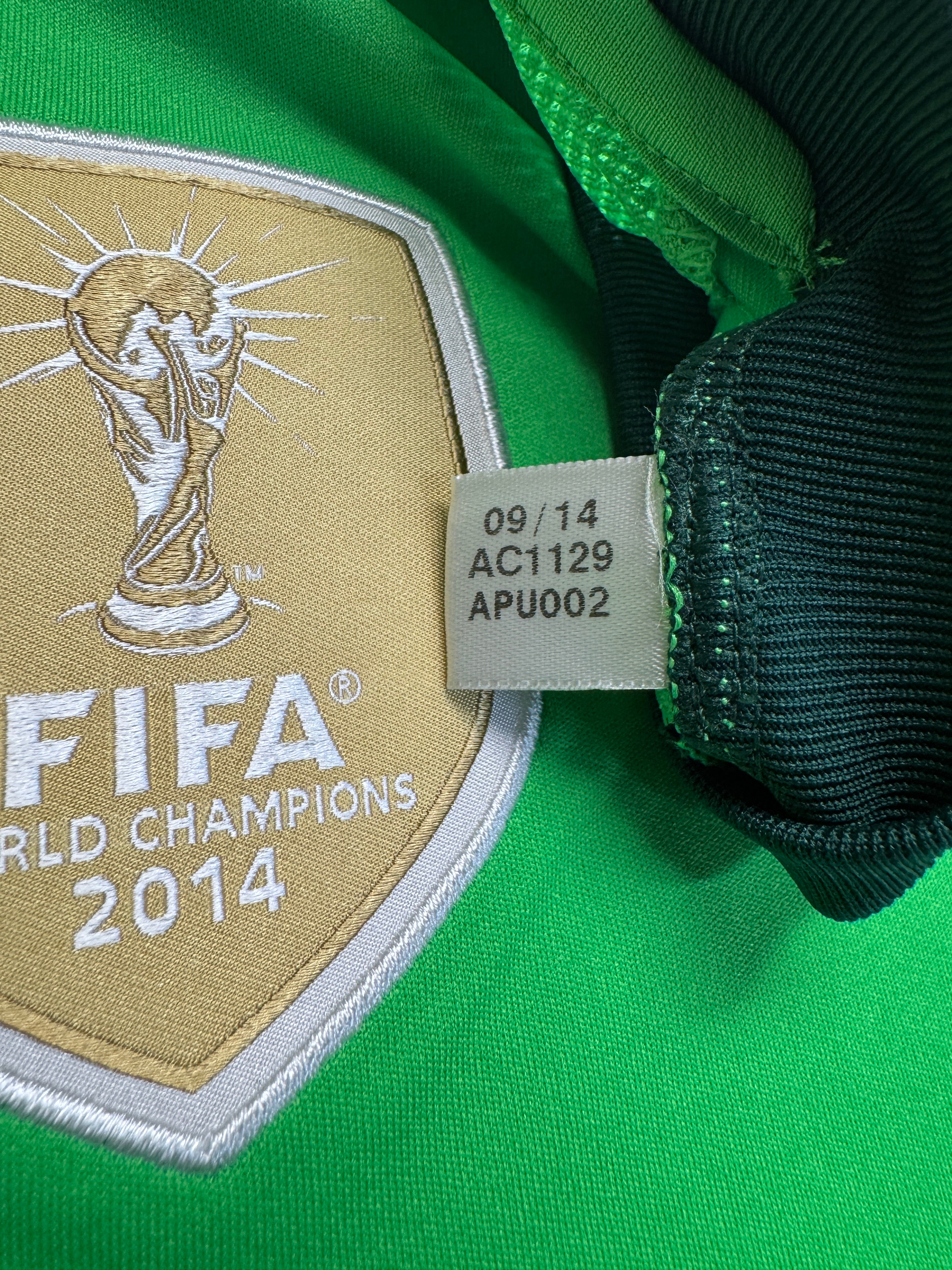 2014 Adidas Langarm Trikot DFB Grün