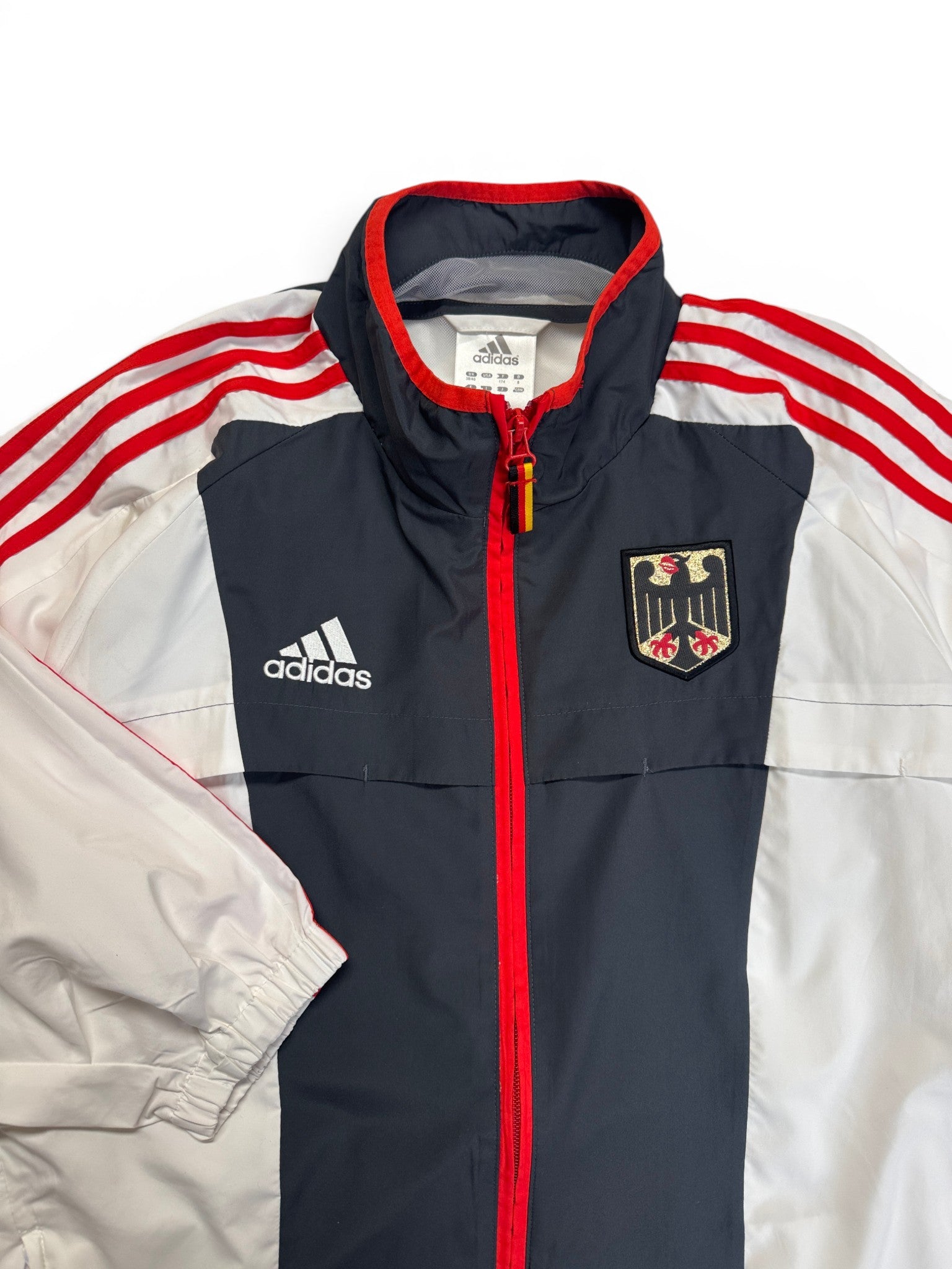 2004 Adidas Präsentationsjacke Olympia Athen Weiß