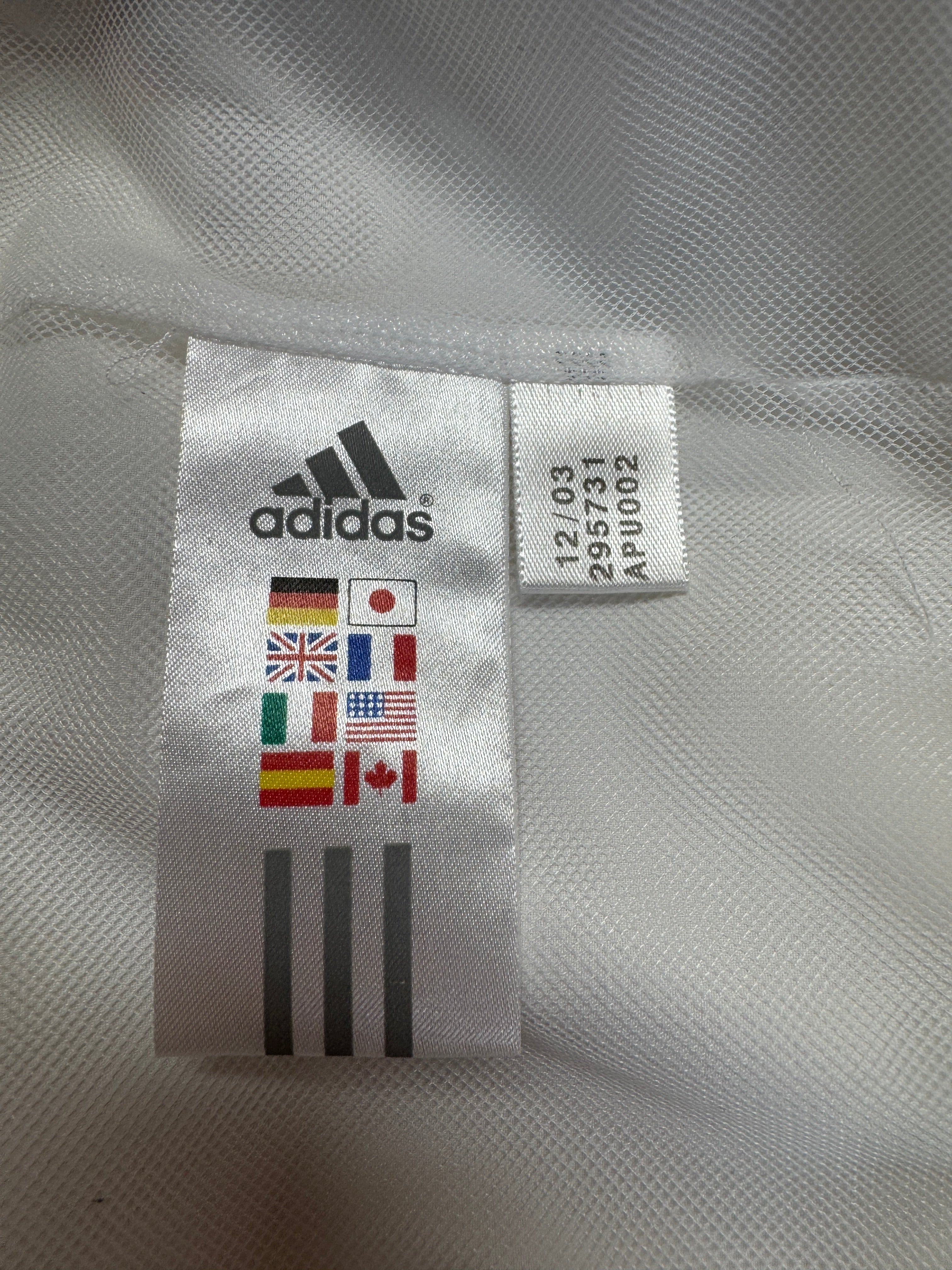 2004 Adidas Präsentationsjacke Olympia Athen Weiß