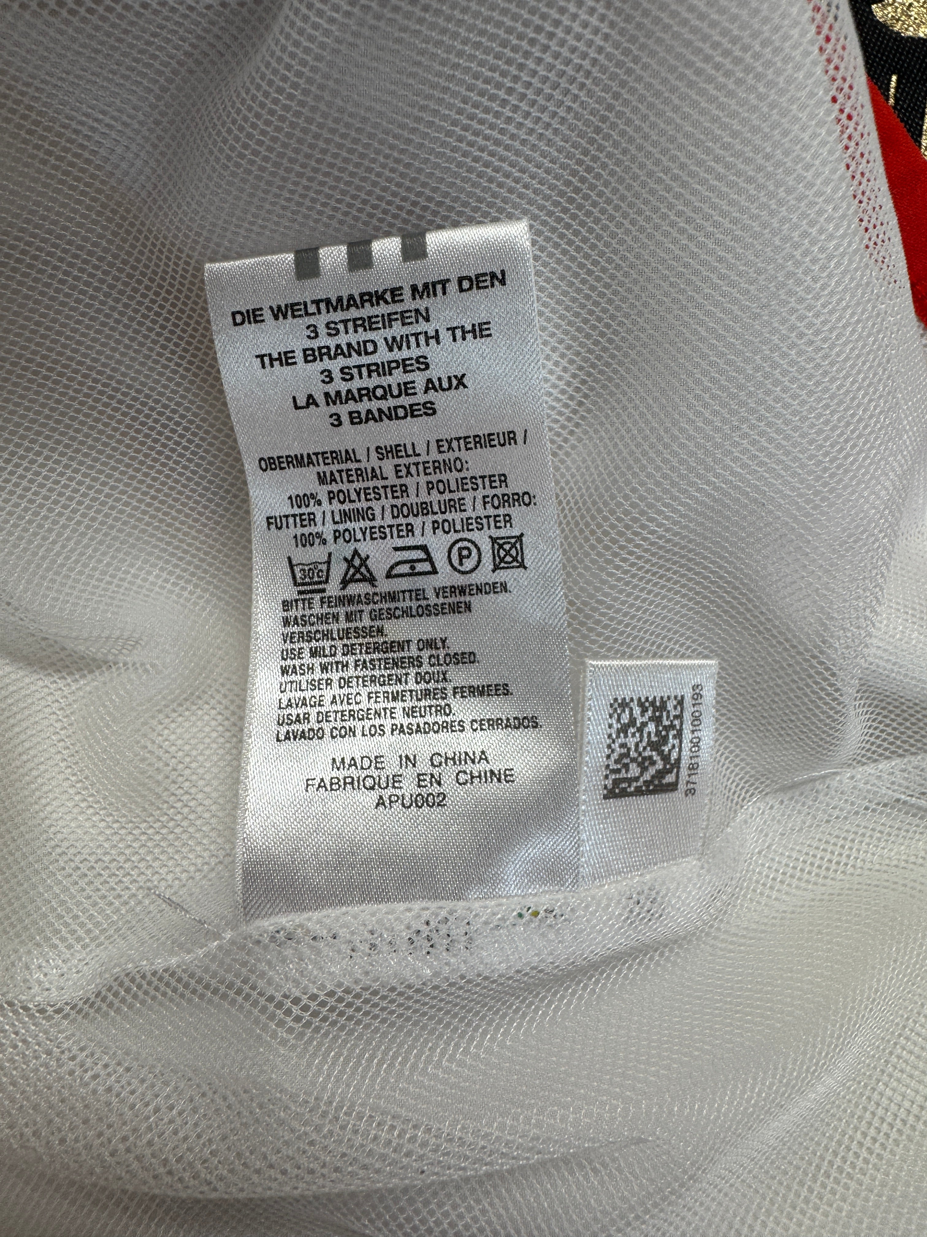 2004 Adidas Präsentationsjacke Olympia Athen Weiß