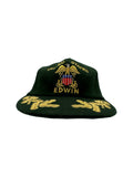 Vintage Edwin Cap United States Wolle Grün L