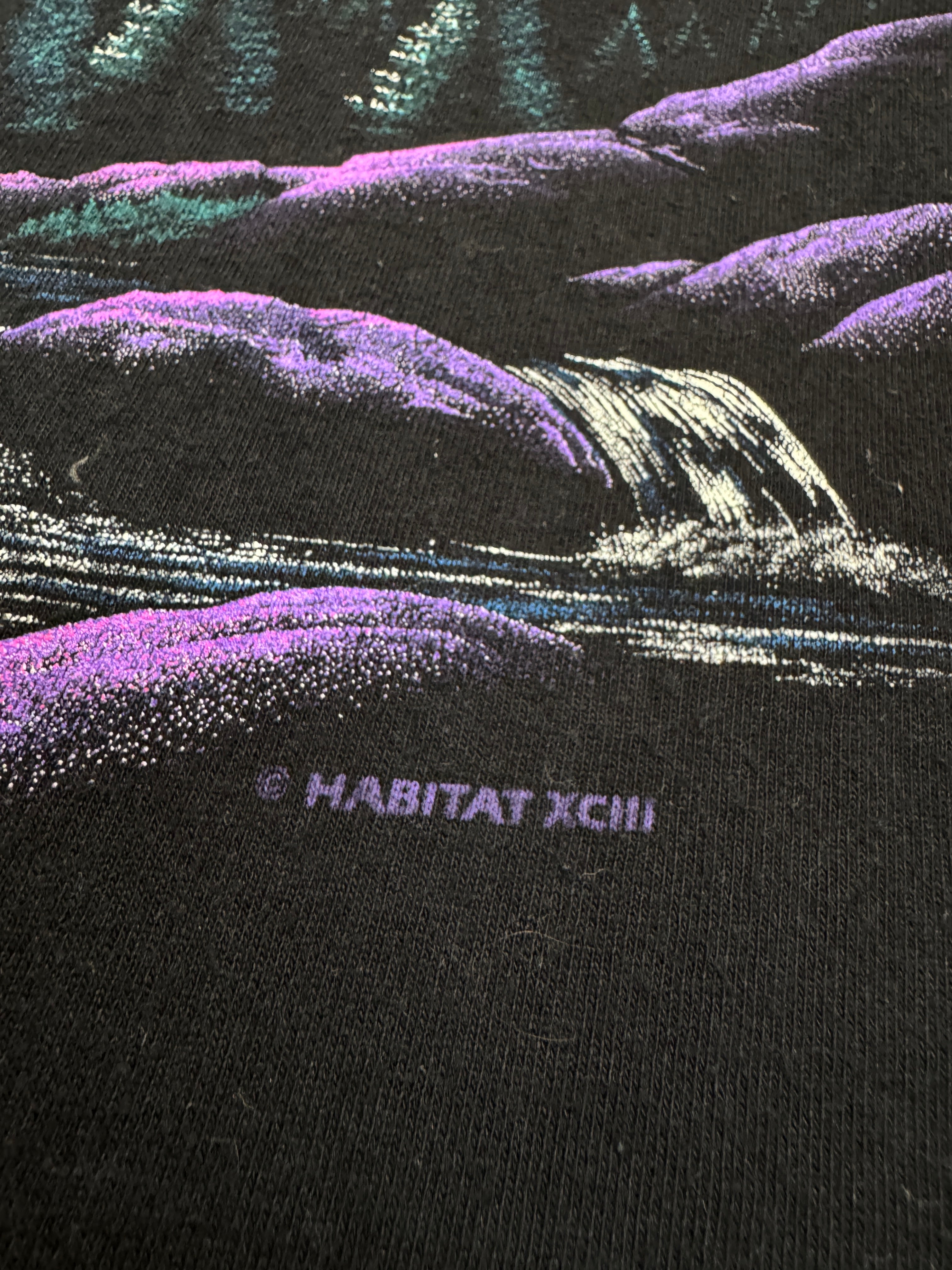 90s Cal Cru Souvenir Shirt "Kona, Hawaii" By Habitat Made In USA Schwarz XL