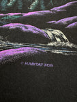 90s Cal Cru Souvenir Shirt "Kona, Hawaii" By Habitat Made In USA Schwarz XL