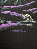 90s Cal Cru Souvenir Shirt "Kona, Hawaii" By Habitat Made In USA Schwarz XL