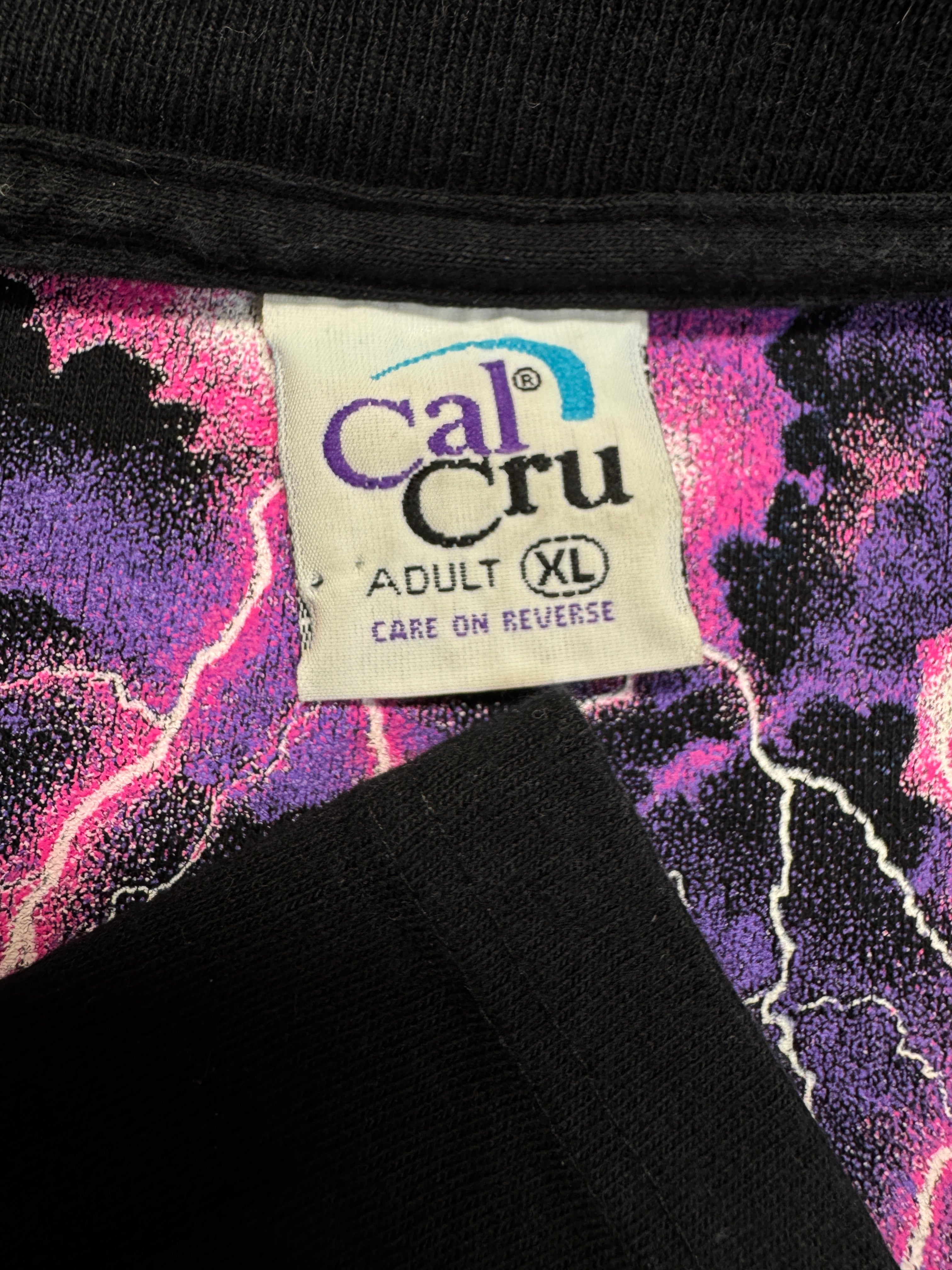 90s Cal Cru Souvenir Shirt "Kona, Hawaii" By Habitat Made In USA Schwarz XL