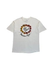 90s Hanes Souvenir Shirt "Get Leid - Hawaiian Style!" Made In USA Single Stitch Weiß L