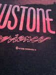 90s Fruit Of The Loom AOP Souvenir Shirt "Yellowstone - The Experience" Single Stitch Made In USA Dunkelblau L