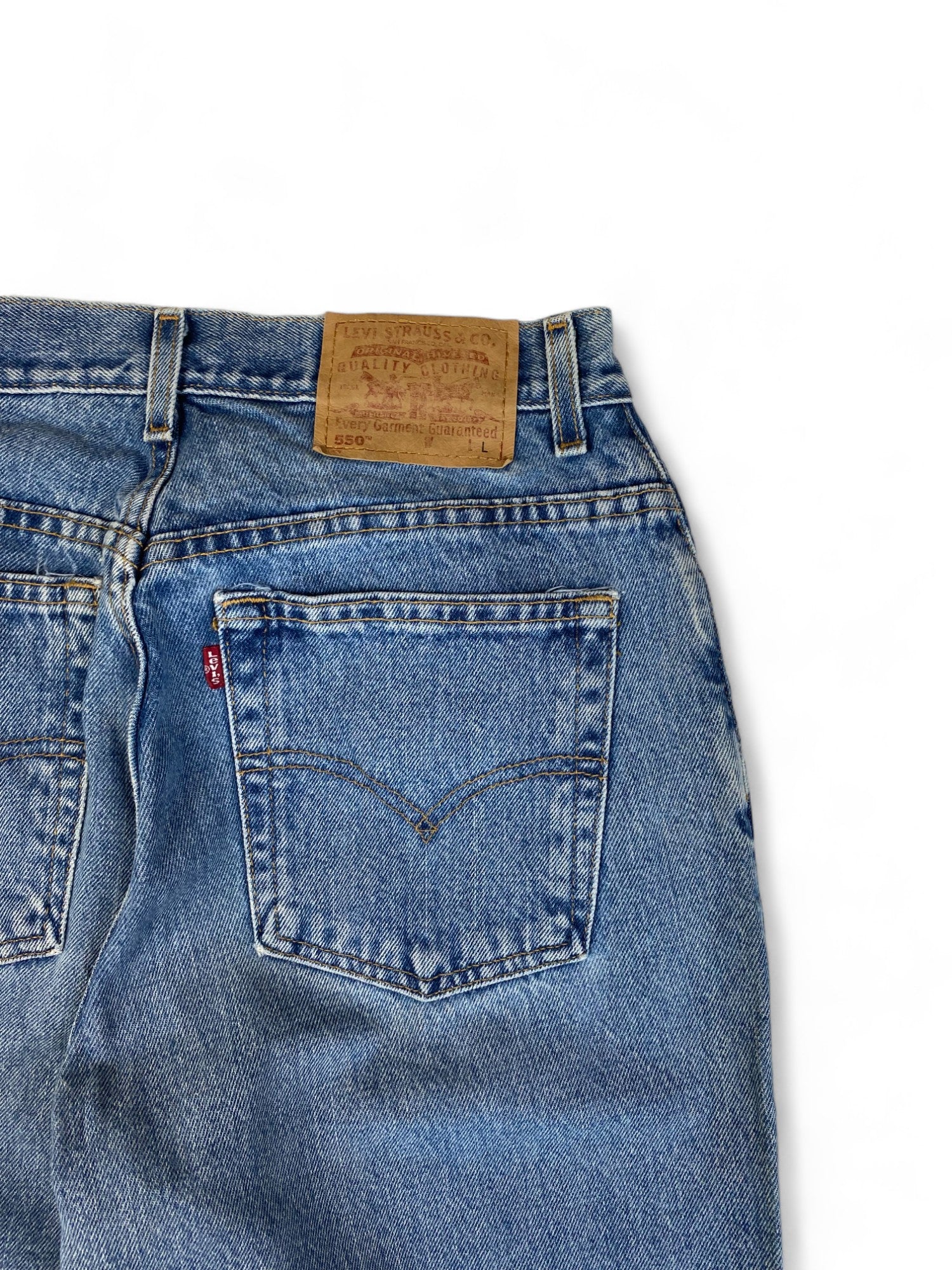 Vintage Levis Jeans 550 Relaxed Fit Tapered Leg Damen Blau (12 MIS L)