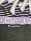 80s Chad Souvenir Shirt "Hi y'all - from Dallas" Single Stitch Made In USA Schwarz L