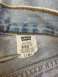 Vintage Levis Jeans 550 Relaxed Fit Tapered Leg Damen Blau (12 MIS) L