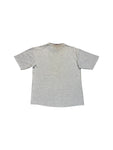 90s TeeJays Trashed Souvenir Shirt "Mardi Gras - New Orleans" Double Sleeve Made In USA Single Stitch Heather Grau M