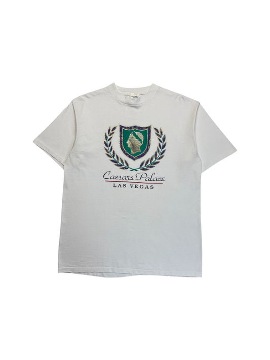 90s Souvenir Shirt "Caesars Palace" Single Stitch Weiß XL