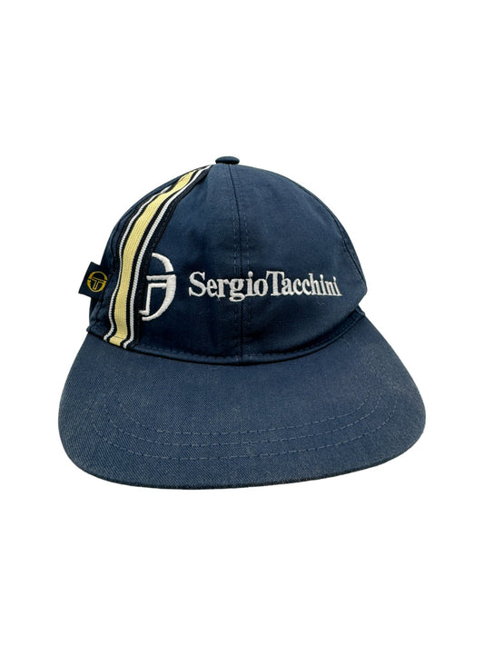 Vintage Sergio Tacchini Cap Basic Dunkelblau One Size