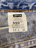 Vintage Levis Jeans 550 Relaxed Fit Tapered Leg Damen Blau (6 REG) S