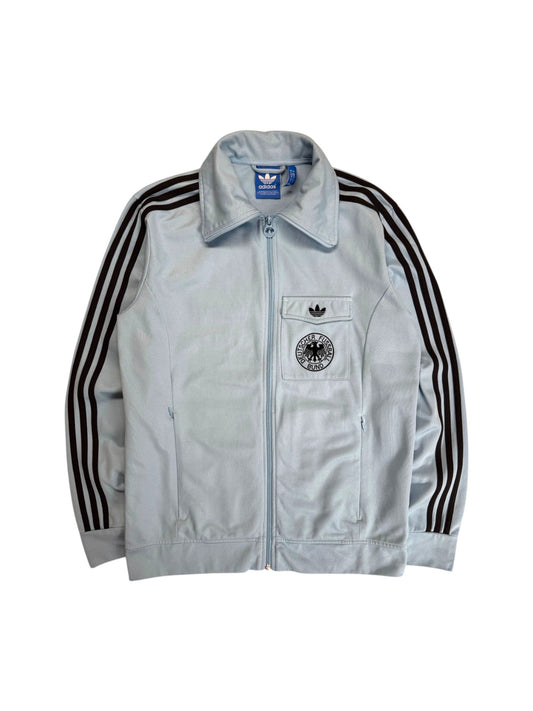 2014 Adidas Retro Sportjacke West Germany 1974 World Cup Hellblau