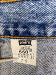Vintage Levis Jeans 550 Relaxed Fit Tapered Leg Damen Blau (13 L JR) L