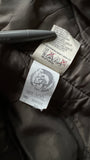 Vintage Diesel Trucker-Jacket 90s Gefüttert Mit Lederkragen Made In Italy Sand/Beige XXL