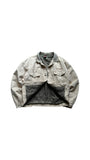 Vintage Diesel Trucker-Jacket 90s Gefüttert Mit Lederkragen Made In Italy Sand/Beige XXL