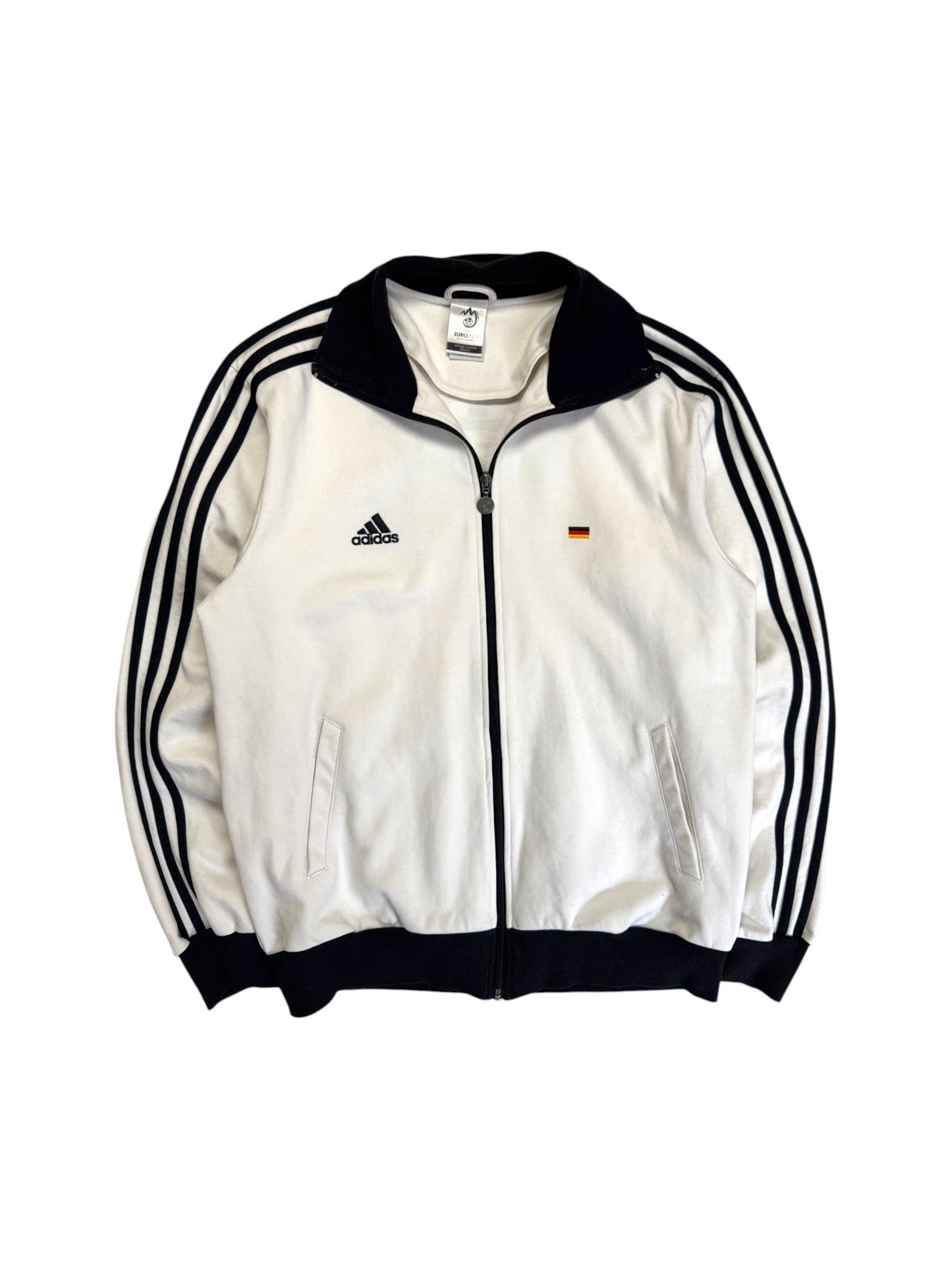2008 Adidas Sportjacke EM "Keiner wankt - Wankdorf-Stadion" Weiß