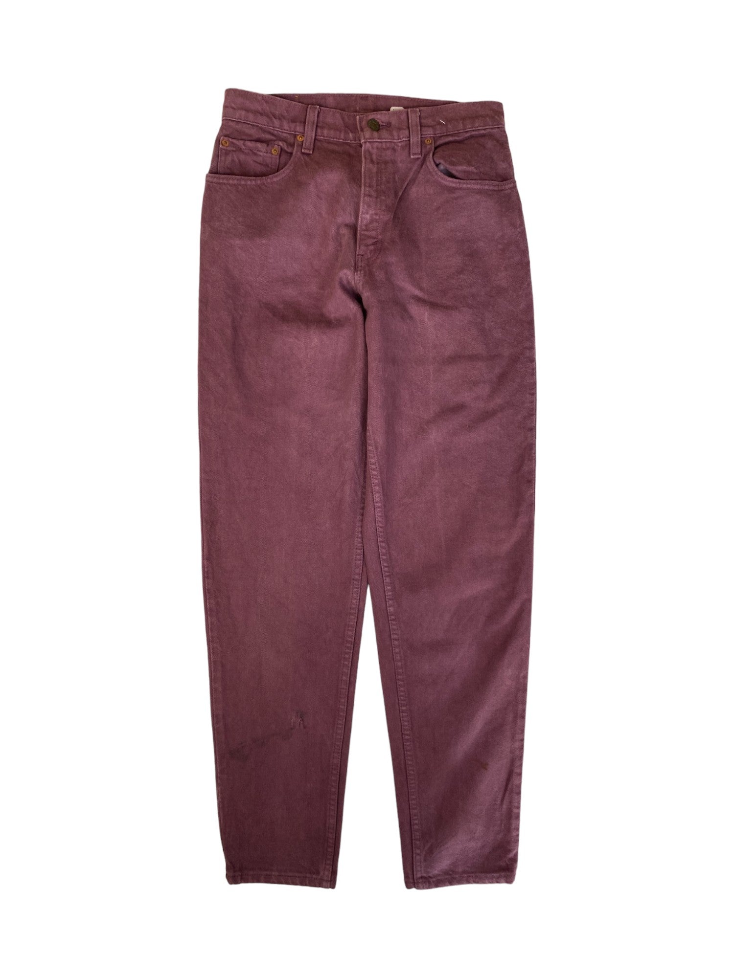 Vintage Levis Jeans 550 Relaxed Fit Tapered Leg Damen Rot (9) M-L