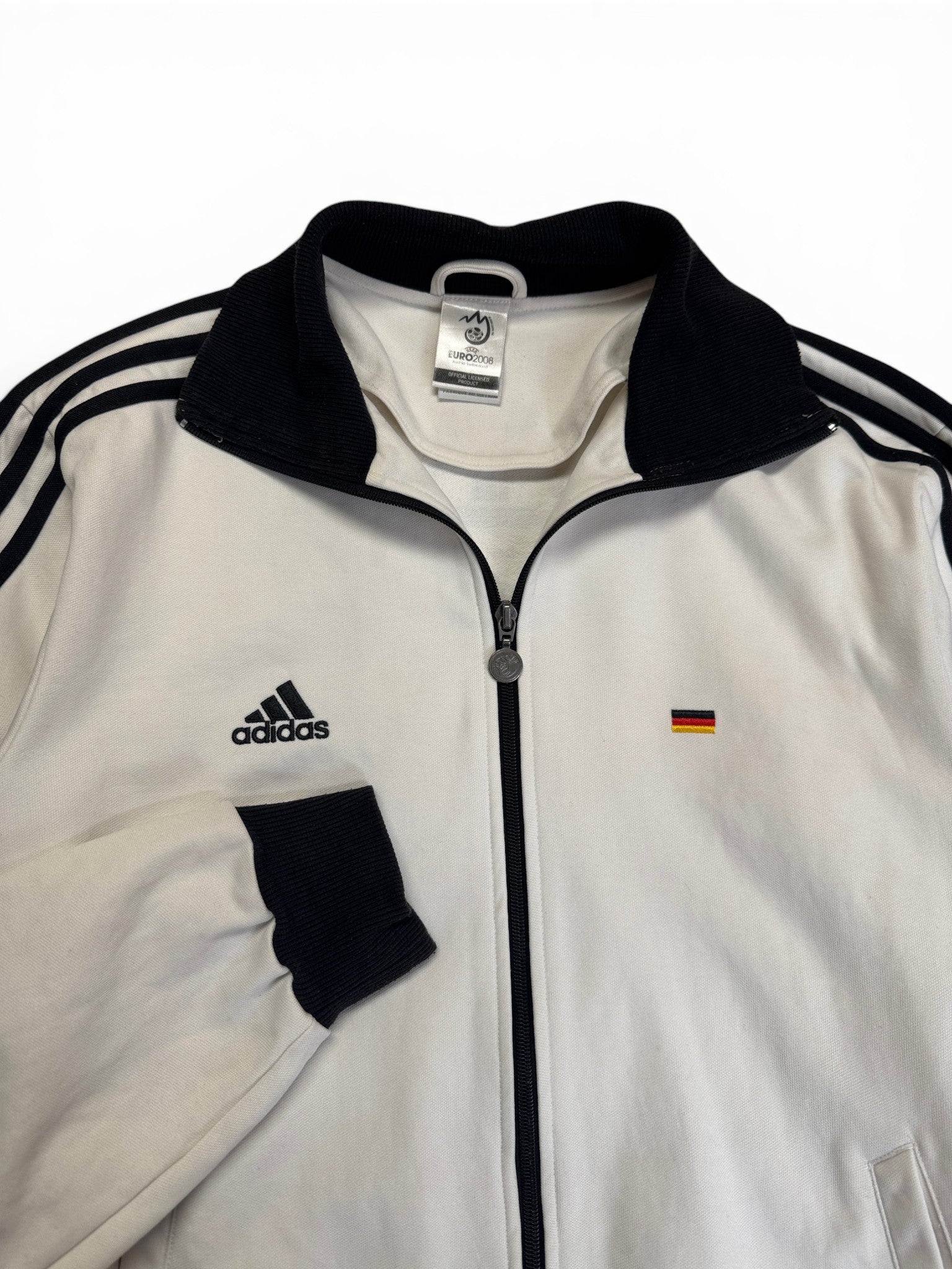 2008 Adidas Sportjacke EM "Keiner wankt - Wankdorf-Stadion" Weiß