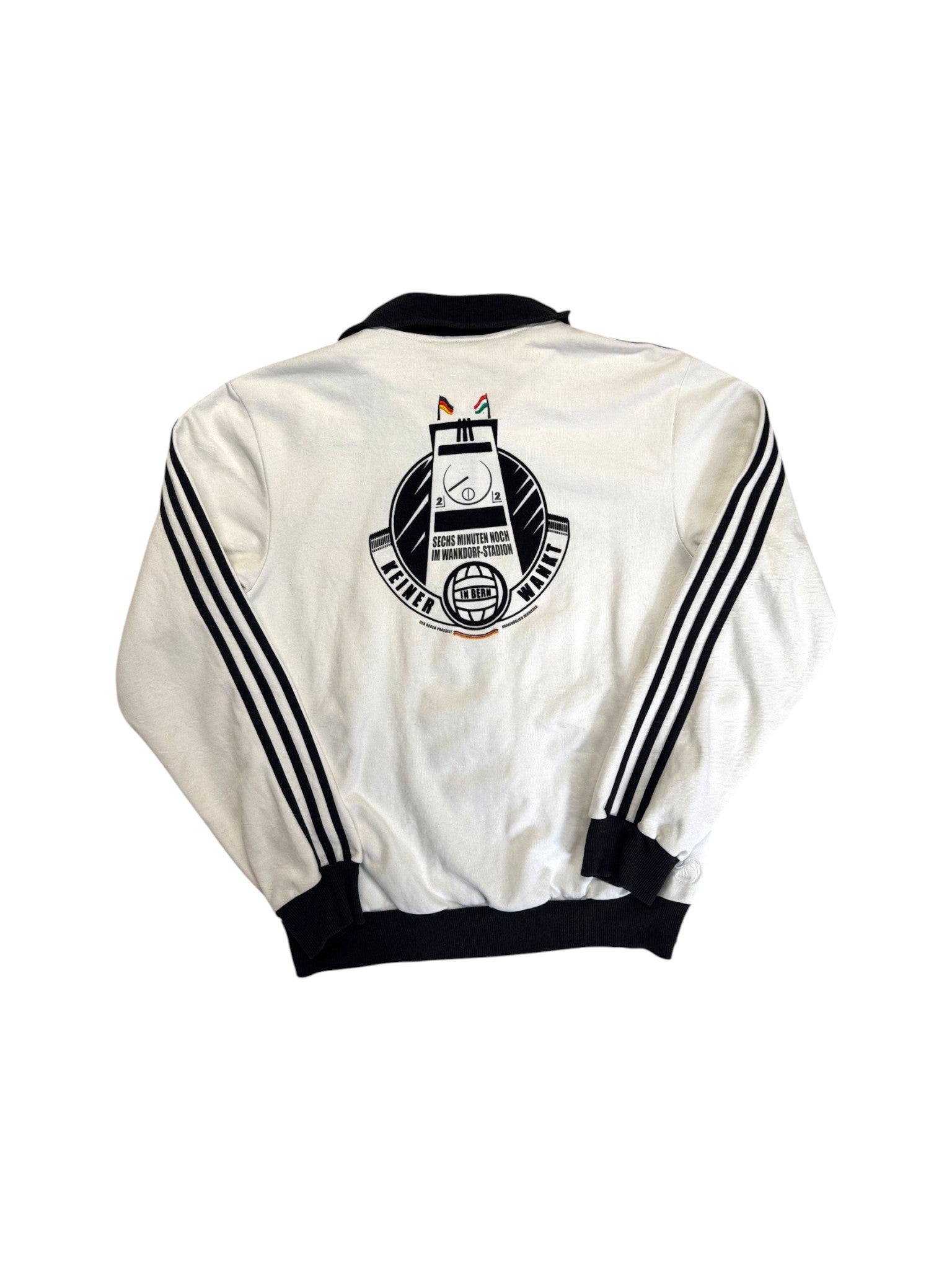 2008 Adidas Sportjacke EM "Keiner wankt - Wankdorf-Stadion" Weiß