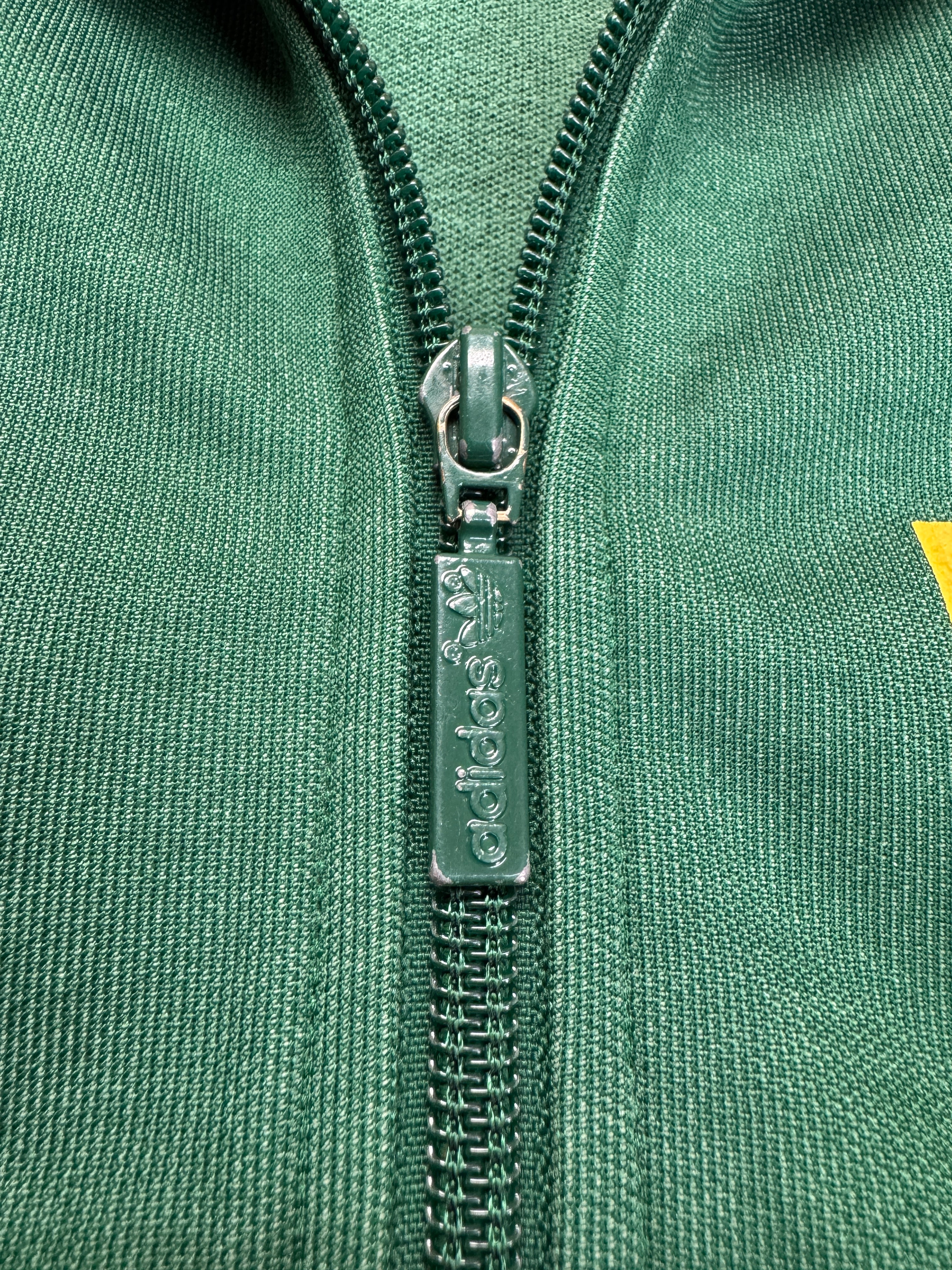 2006 Adidas Retro Sportjacke Brasil "All Time Greatest" Grün Gelb
