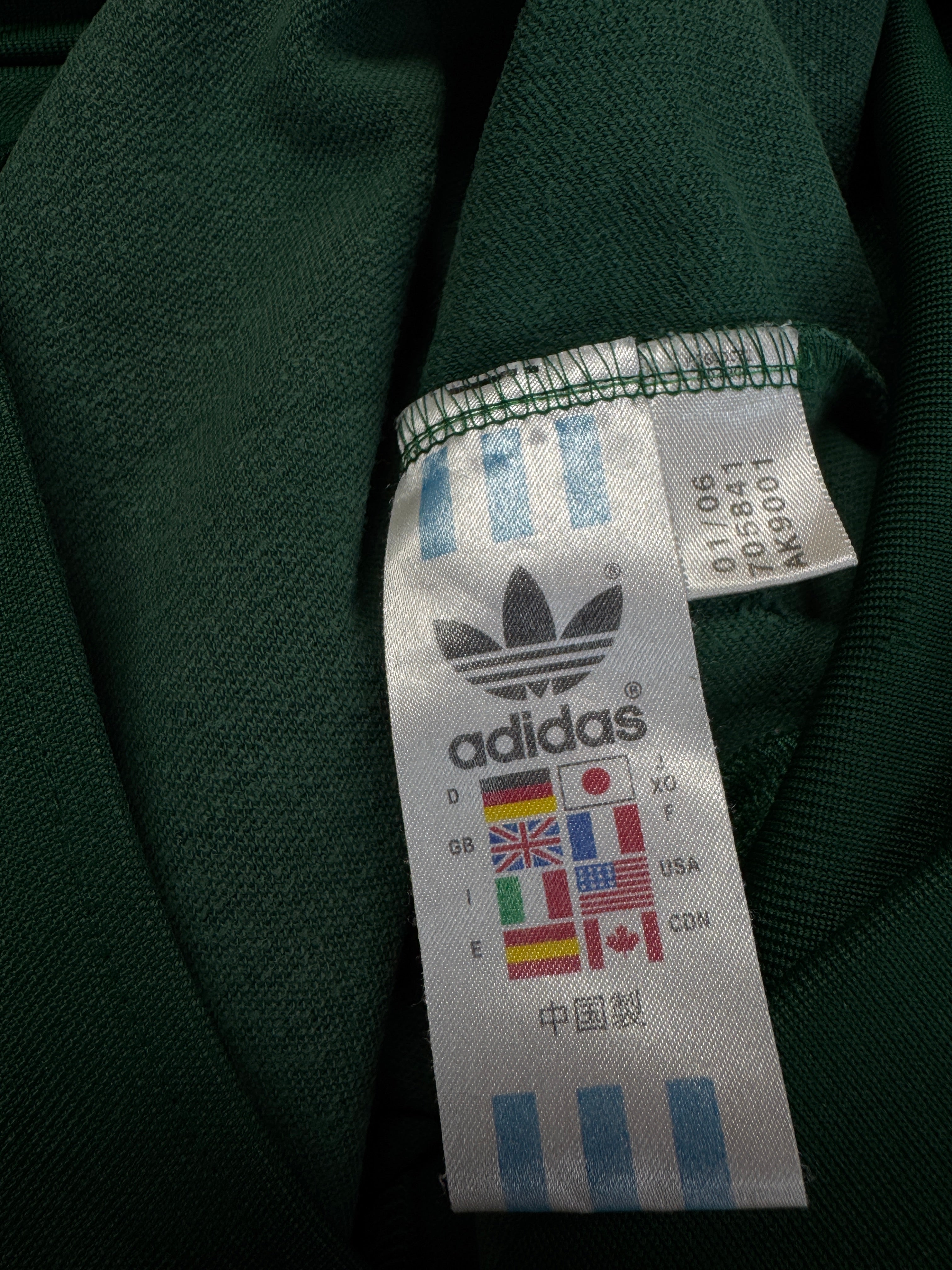 2006 Adidas Retro Sportjacke Brasil "All Time Greatest" Grün Gelb
