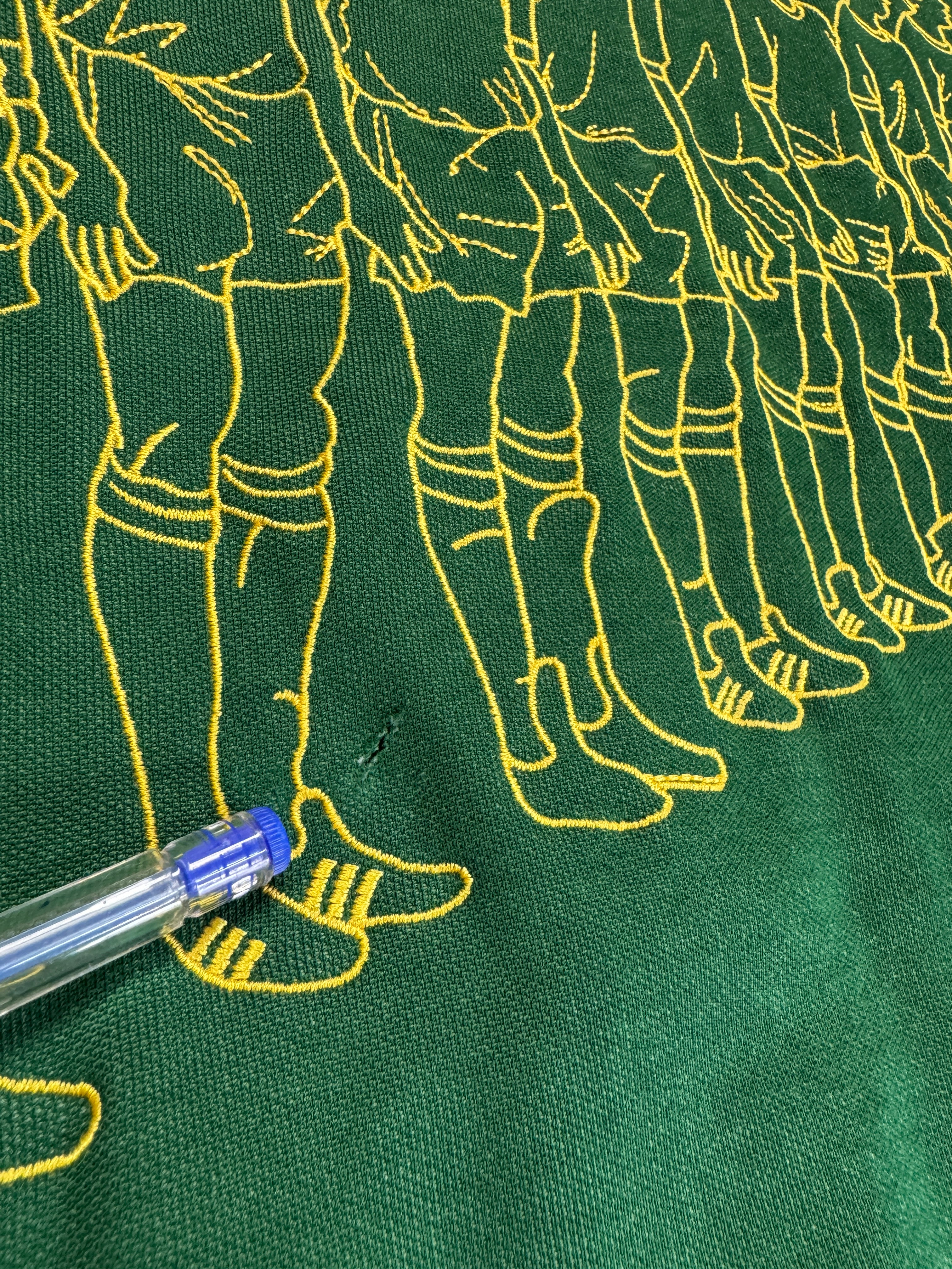 2006 Adidas Retro Sportjacke Brasil "All Time Greatest" Grün Gelb