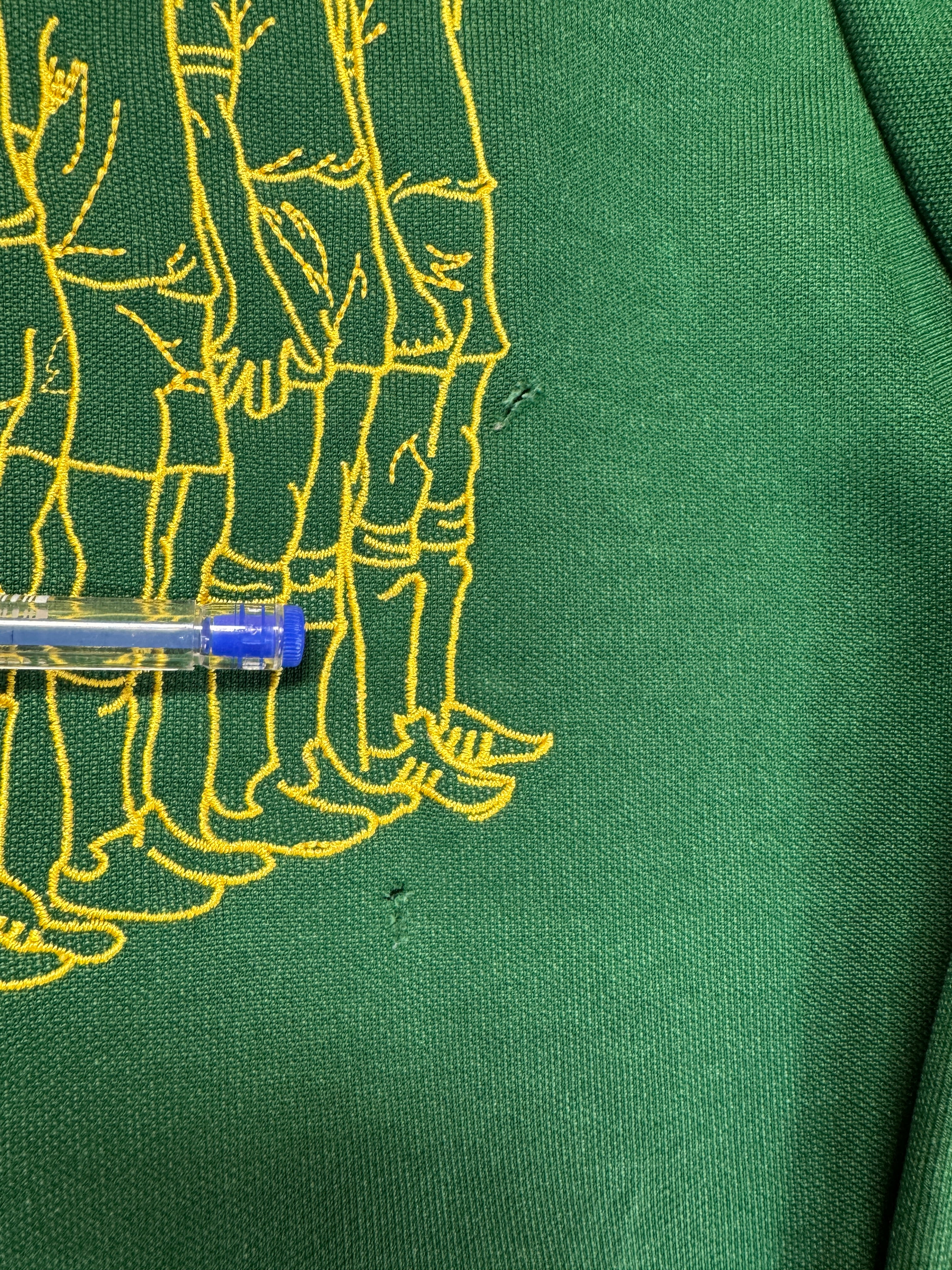 2006 Adidas Retro Sportjacke Brasil "All Time Greatest" Grün Gelb