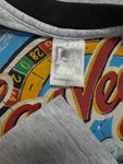 1991 L.A. Trashed Souvenir Shirt "Las Vegas" Double Sleeve Single Stitch Heather Grau XL