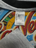1991 L.A. Trashed Souvenir Shirt "Las Vegas" Double Sleeve Single Stitch Heather Grau XL