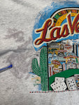 1991 L.A. Trashed Souvenir Shirt "Las Vegas" Double Sleeve Single Stitch Heather Grau XL