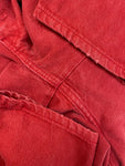 Vintage Levis Classic Jeans 501 Relaxed Fit Straight Leg Damen Rot (13) M