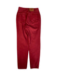 Vintage Levis Classic Jeans 501 Relaxed Fit Straight Leg Damen Rot (13) M
