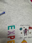90s Souvenir Shirt "Washington D.C.- Experience 14th Street" Single Stitch Heather Grau L-XL